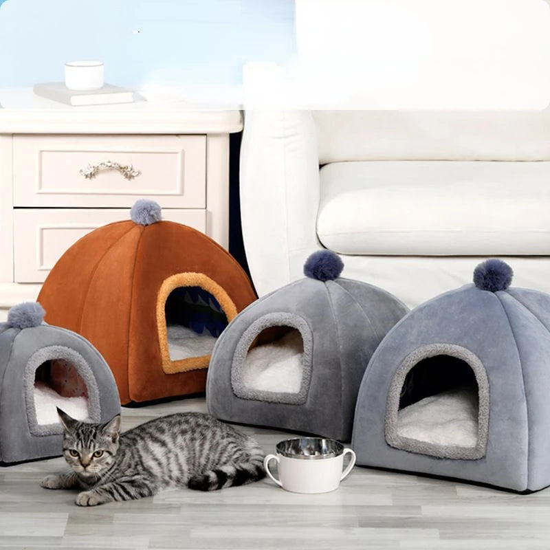Pet House Small Dog House Dog Bed Suitable for Both Spring Autumn and Winter Mongolian Yurt Dog House and Cat House