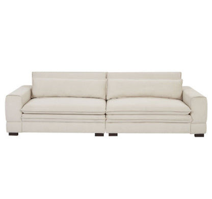 Medieval Sofa Sofa Modern Fabric Sofa for Living Room, Bedroom, Apartment, Home Office Beige