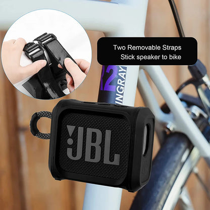 Bicycle Speaker Protection Bracket for JBL GO3 Protect Case Strap Bracket Portable GO 3 Speaker Storage Shell Outdoor Stand