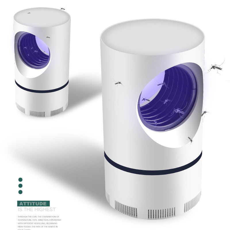 UV Photocatalytic Mosquito Trap - Silent, Radiation-Free Insect Killer for Safe Use Around Babies and Pregnant Women