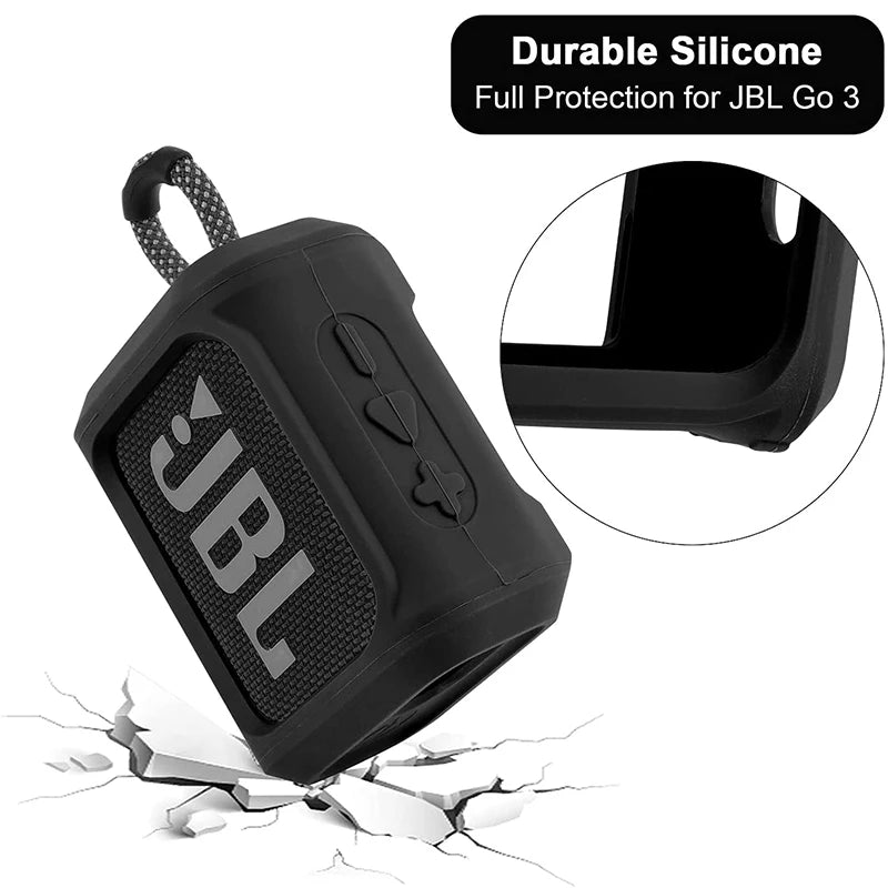 Bicycle Speaker Protection Bracket for JBL GO3 Protect Case Strap Bracket Portable GO 3 Speaker Storage Shell Outdoor Stand