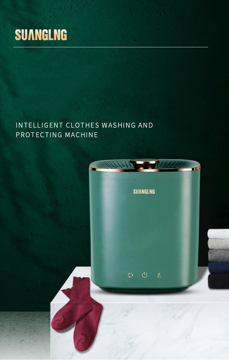 Compact Fully Automatic Washing Machine for Travel and Dormitory Use