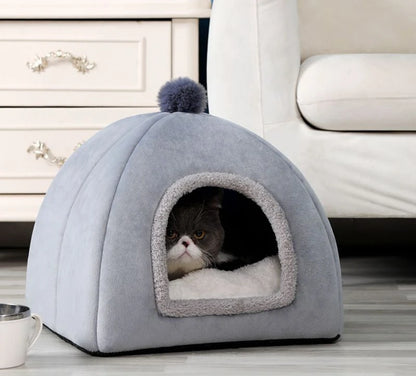 Pet House Small Dog House Dog Bed Suitable for Both Spring Autumn and Winter Mongolian Yurt Dog House and Cat House